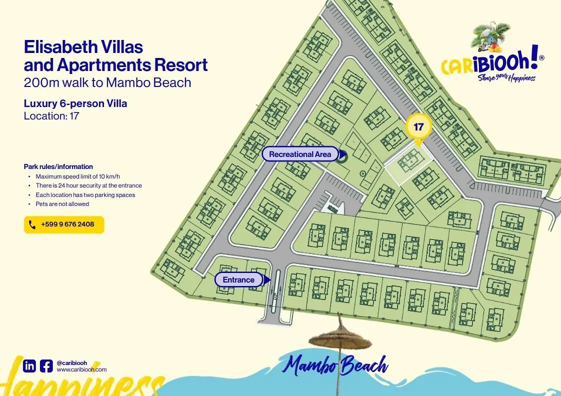 Casa Bon Bida Met Privezwembad, Mambo Beach يلمستاد